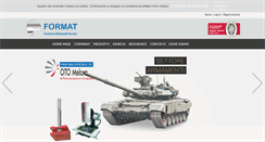 Desktop Screenshot of format-srl.it