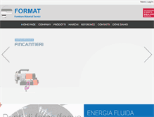 Tablet Screenshot of format-srl.it